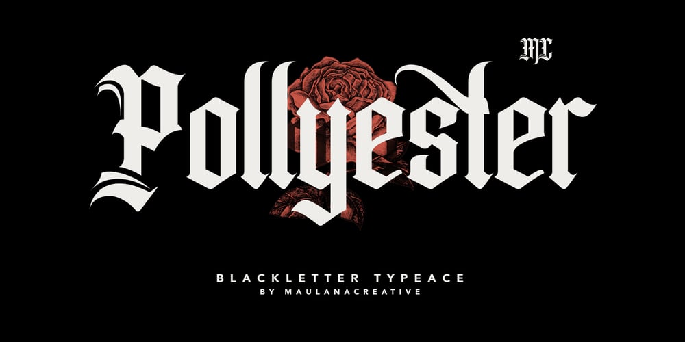 Pollyester font