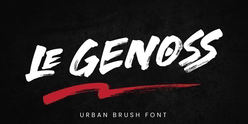 LE Genoss font