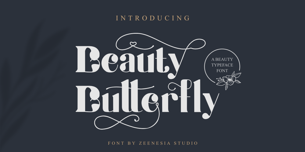 Beauty Butterfly font
