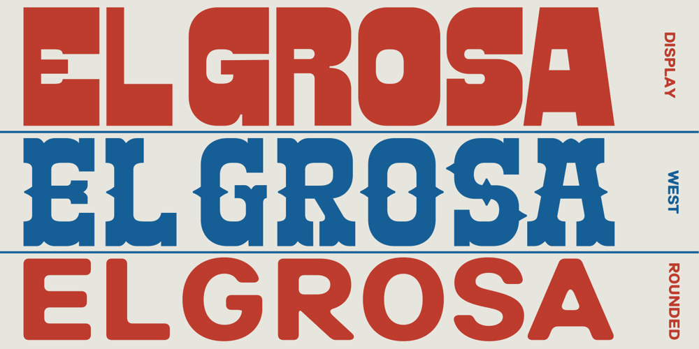 El Grosa font