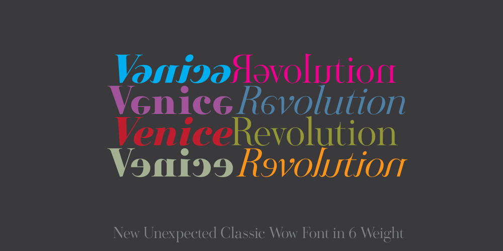 Venice Revolution font