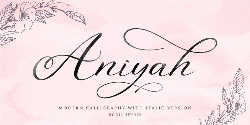 Aniyah font
