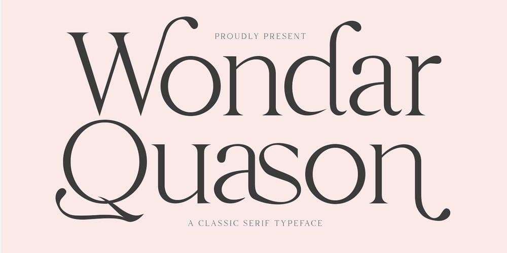 Wondar Quason font