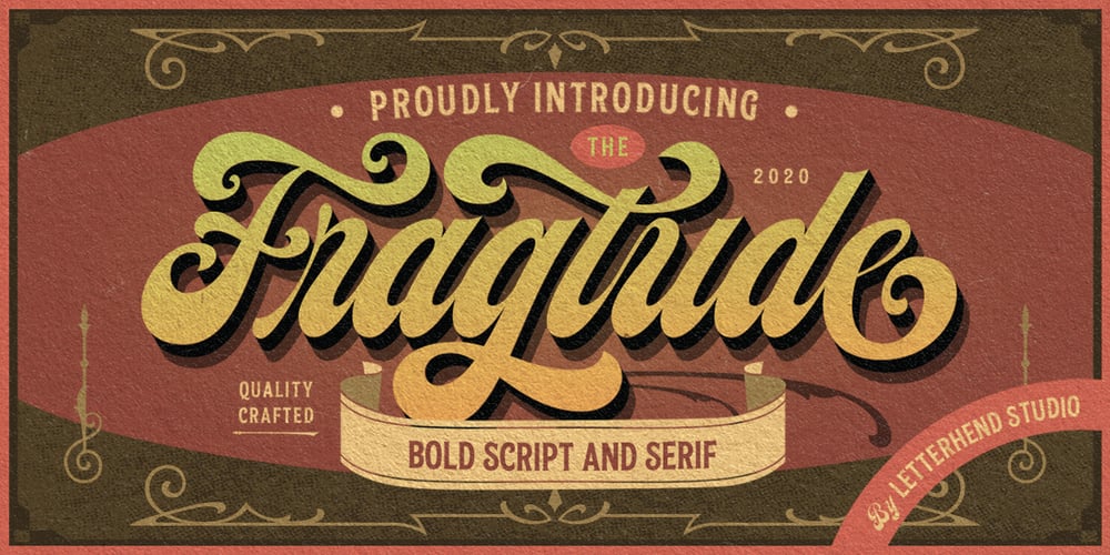 Fragtude font