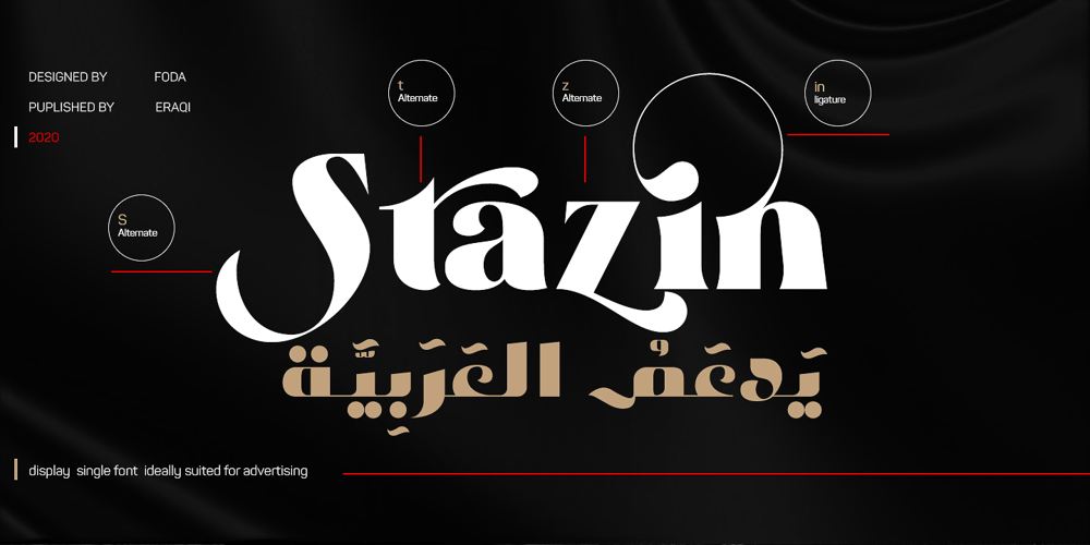 Stazin font