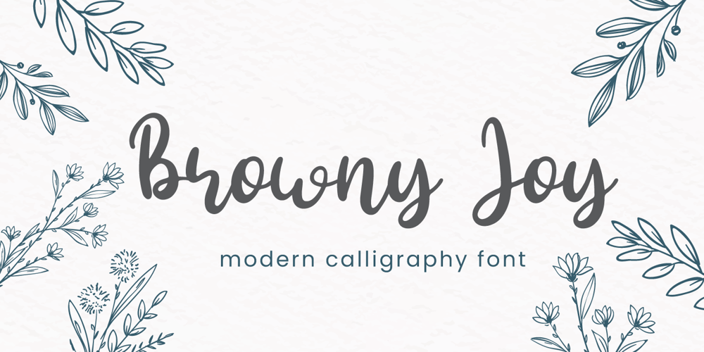 Browny Joy font
