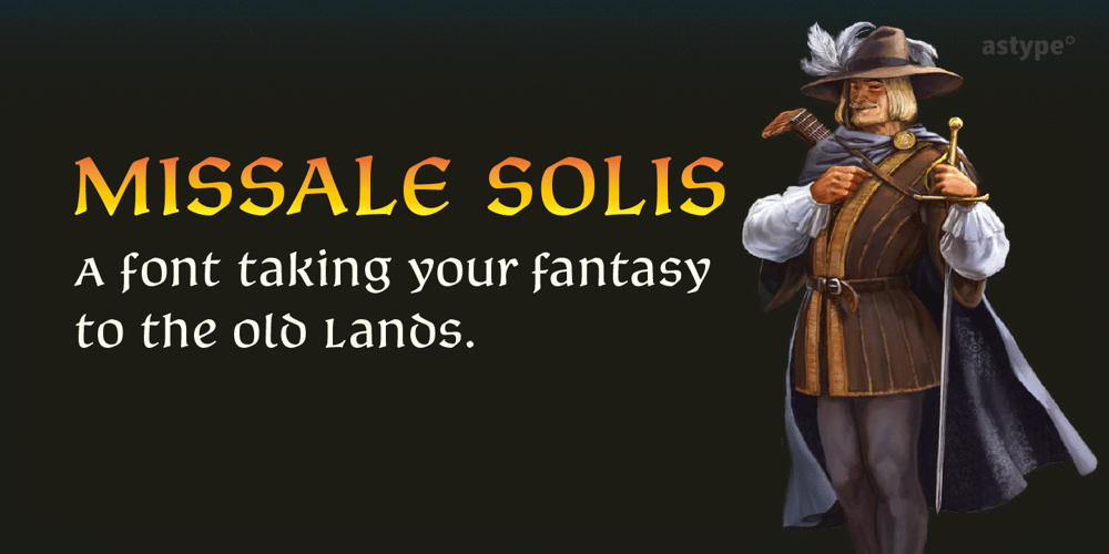 Missale Solis font