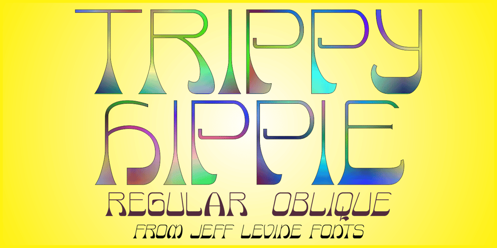 Trippy Hippie JNL font