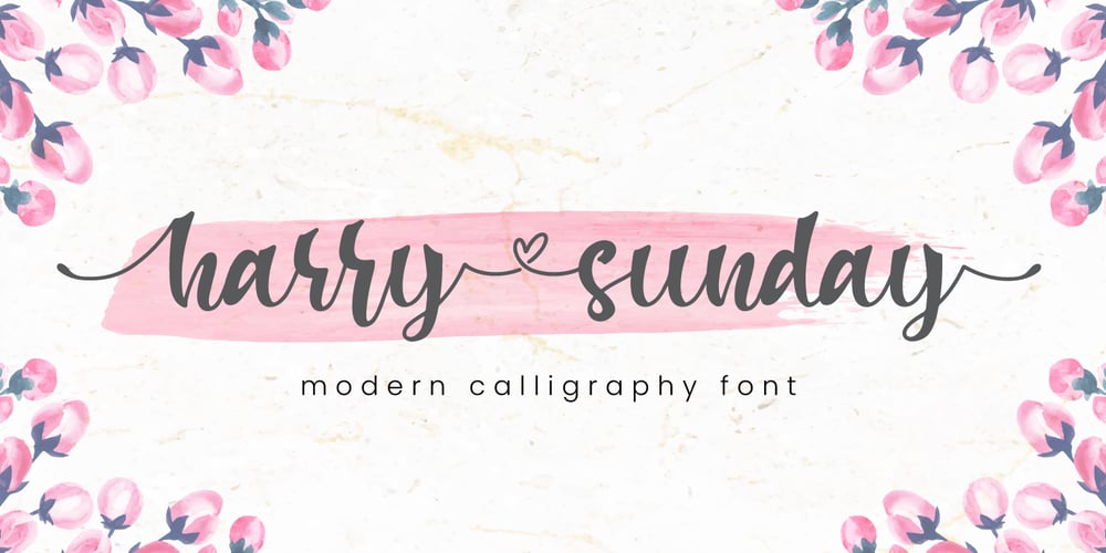 Harry sunday font