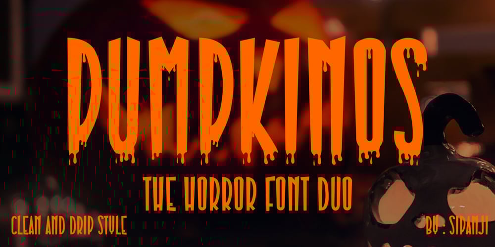 Pumpkinos Horror font