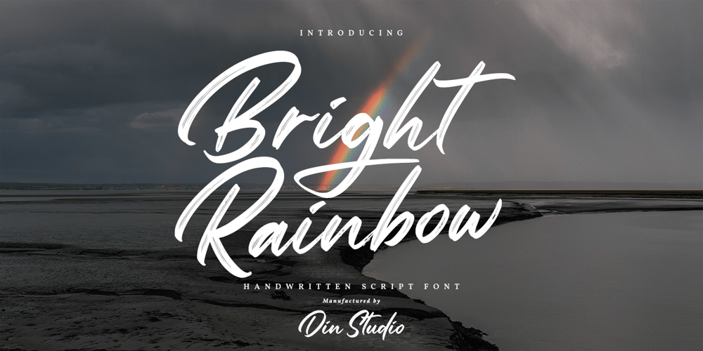 Bright Rainbow font