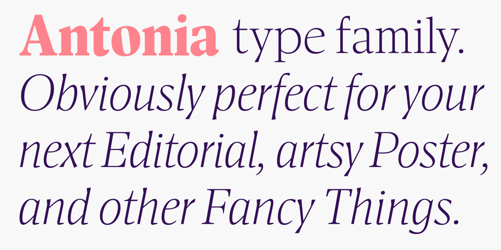 Antonia font