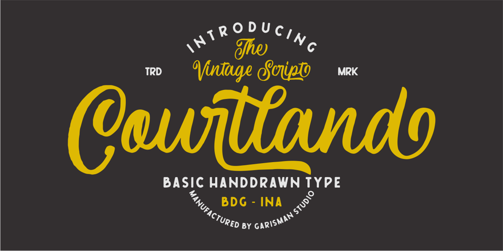 Courtland font