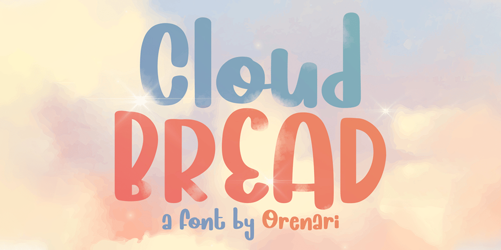 Cloud Bread font