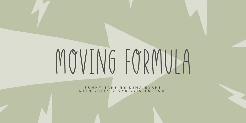 Moving Formula font