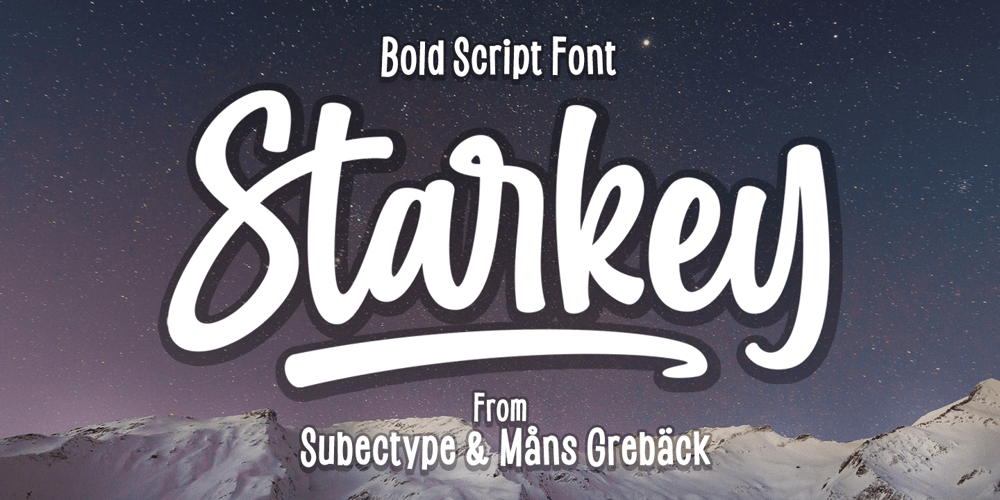 Starkey font
