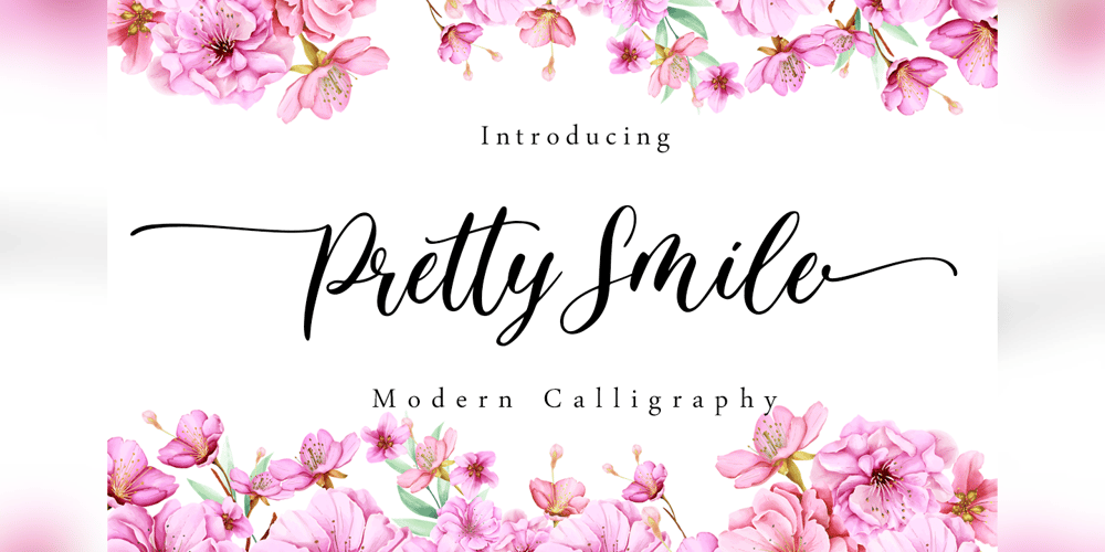 Pretty Smile font