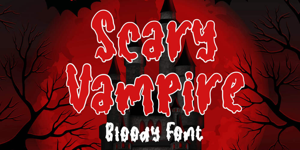 Scary Vampire font