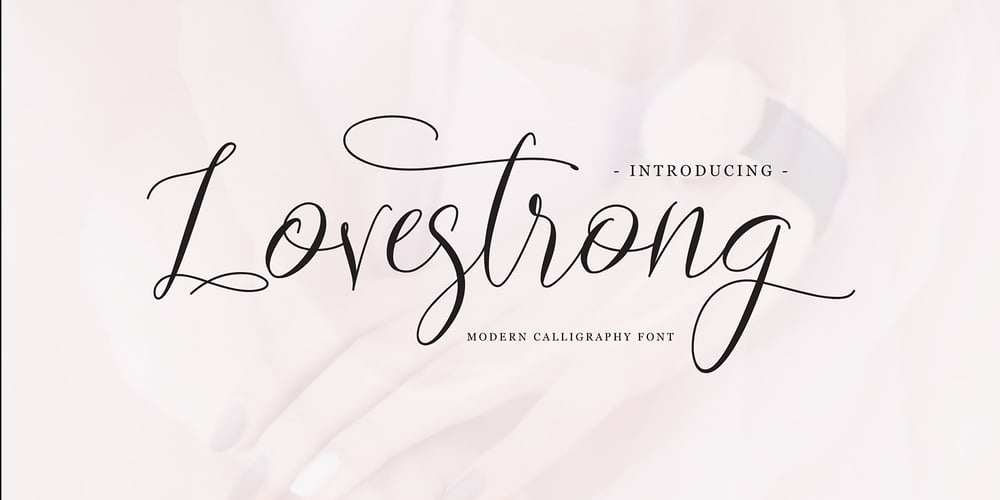 Lovestrong font