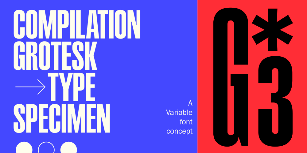 Compilation Grotesk font