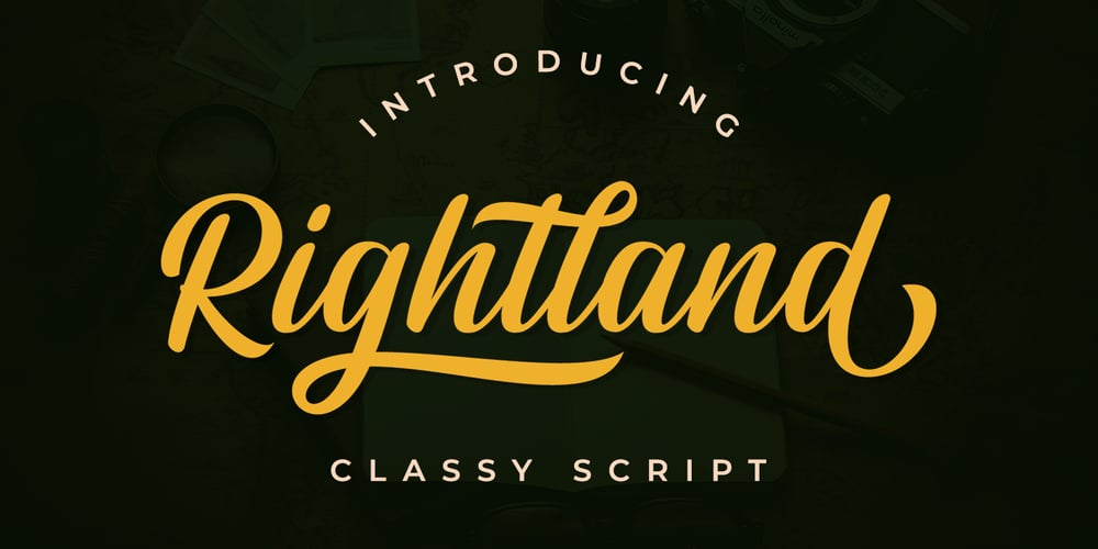 Rightland font