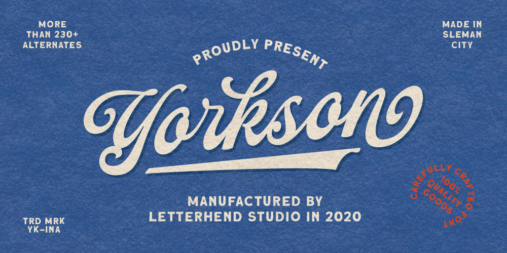 Yorkson font