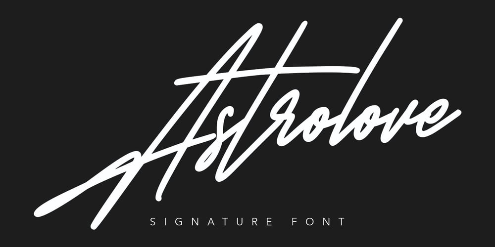 Astrolove font