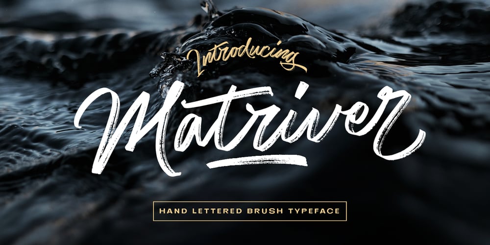 Matriver font