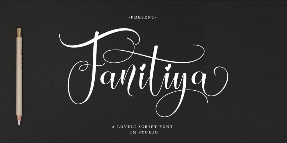Fanitiya font