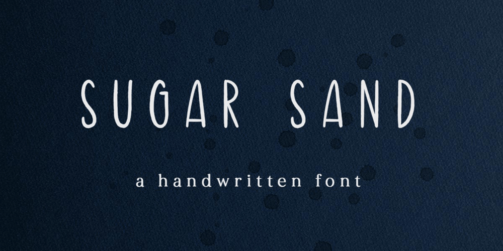 Sugar Sand font
