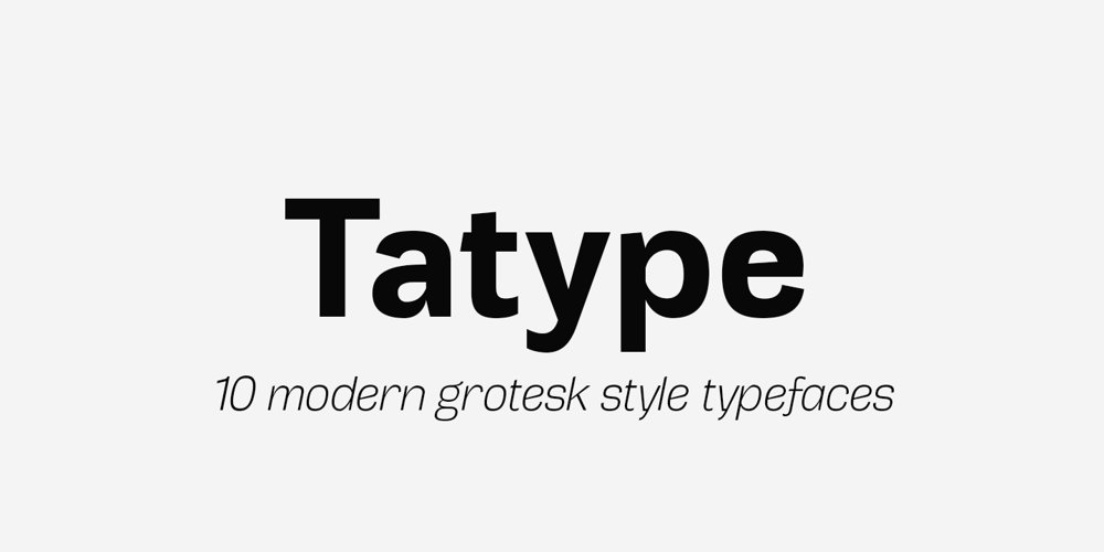 Tatype font