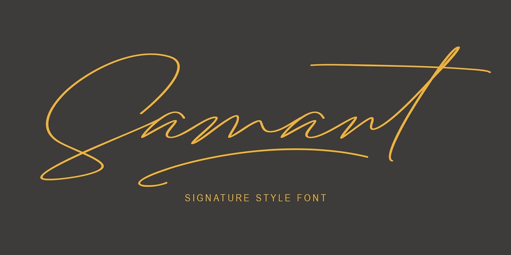 Samant font