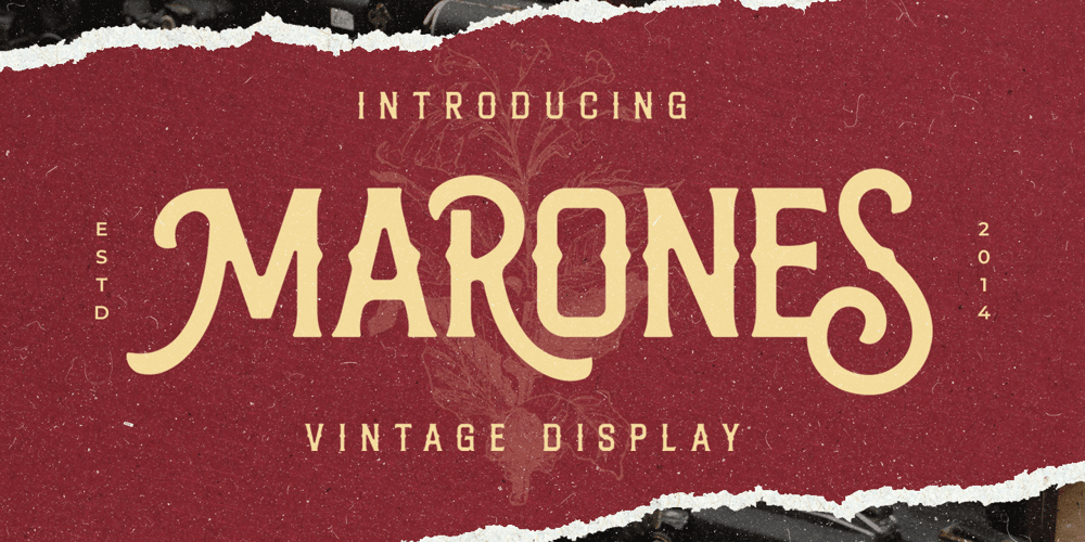 Marones font