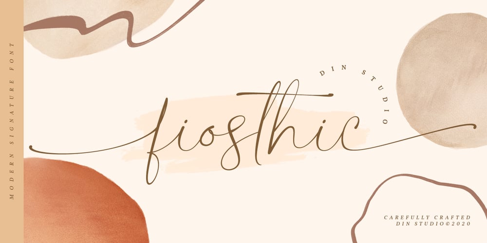 Fiosthic font