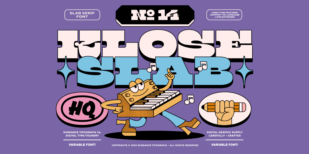 Klose Slab font