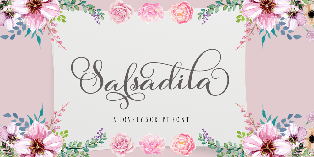 Salsadila Script font