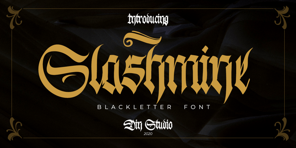 Slashmine font
