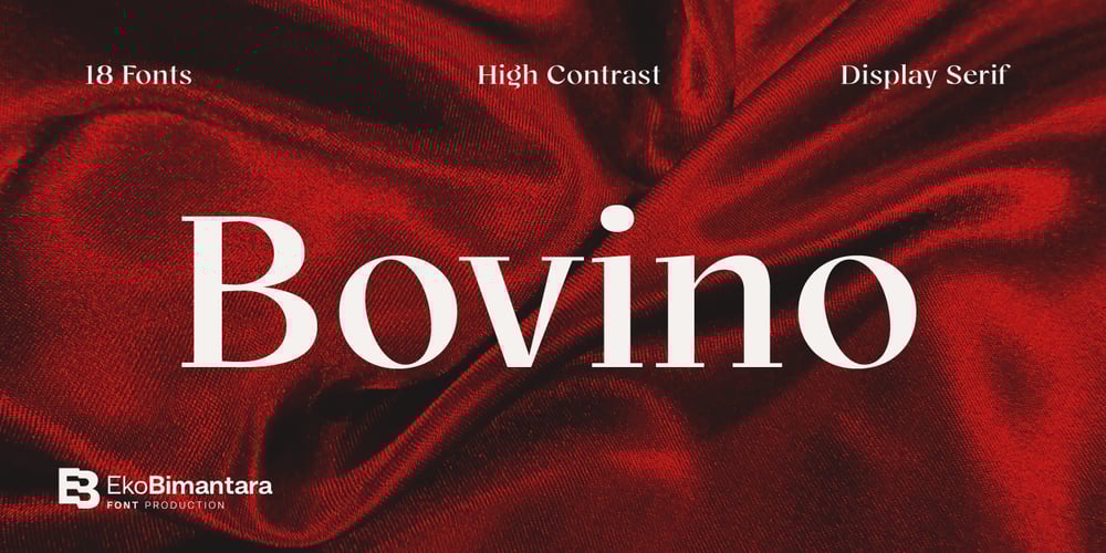 Bovino font