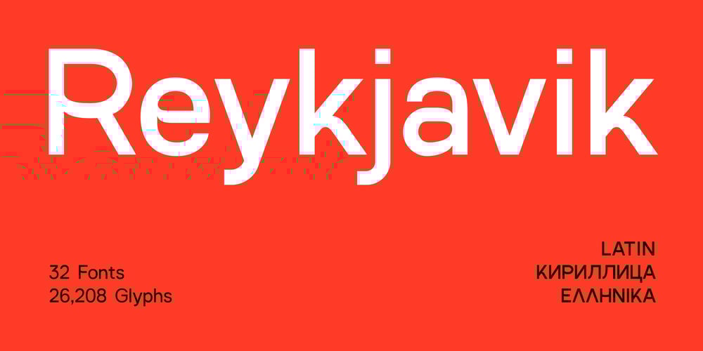 SK Reykjavik font