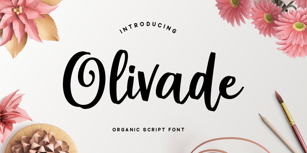 Olivade font