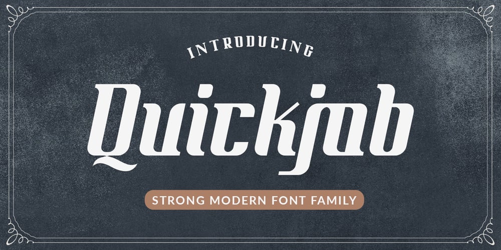 Quickjob font