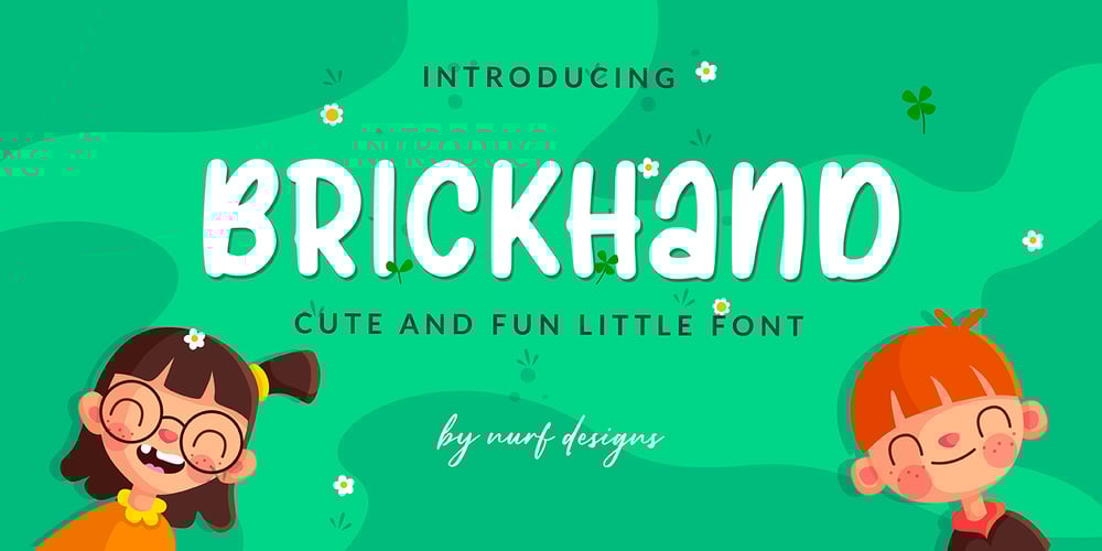 Brickhand font