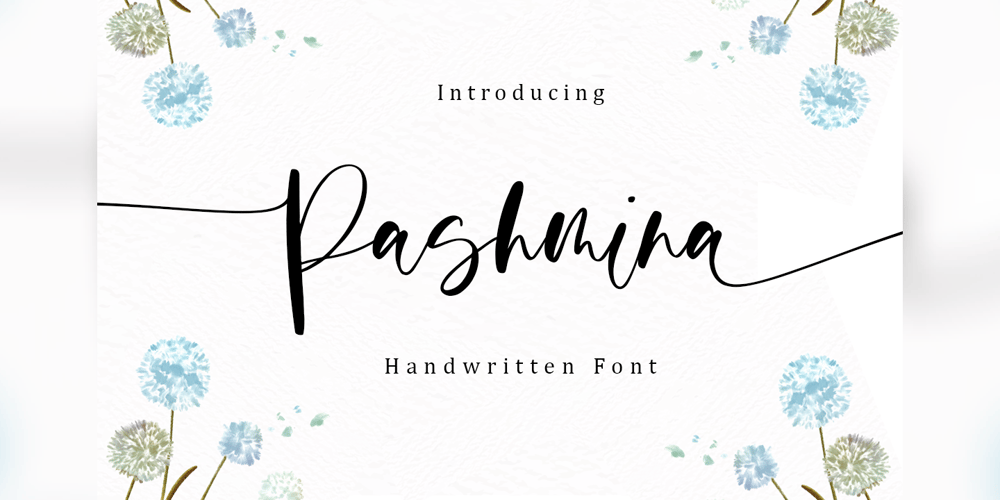 Pashmina font