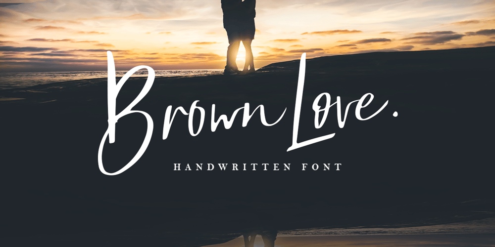 Brown Love font