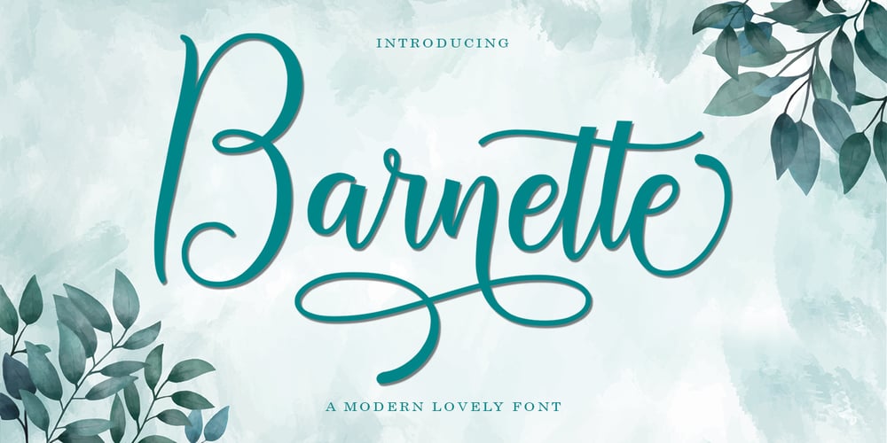 Barnette font