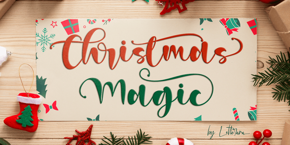Christmas Magic font