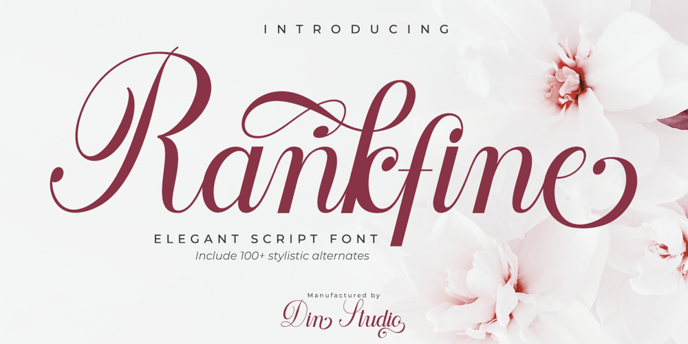 Rankfine font