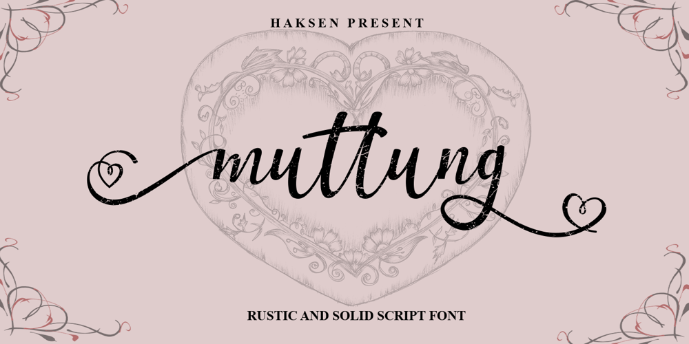 Muttung font