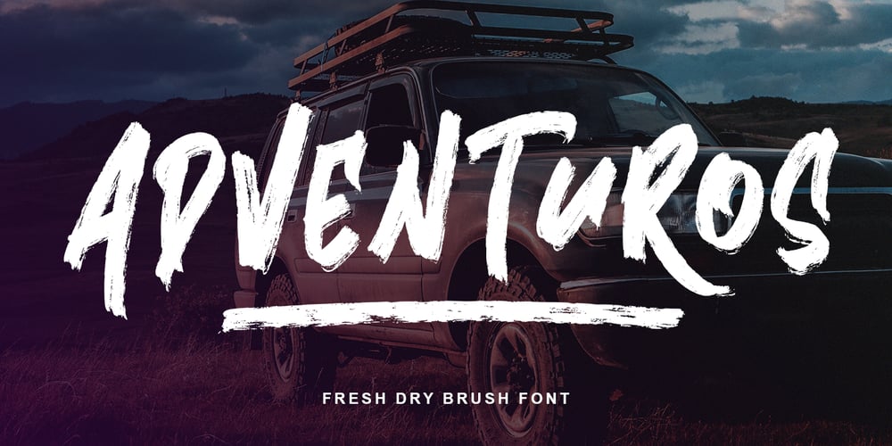 Adventuros font