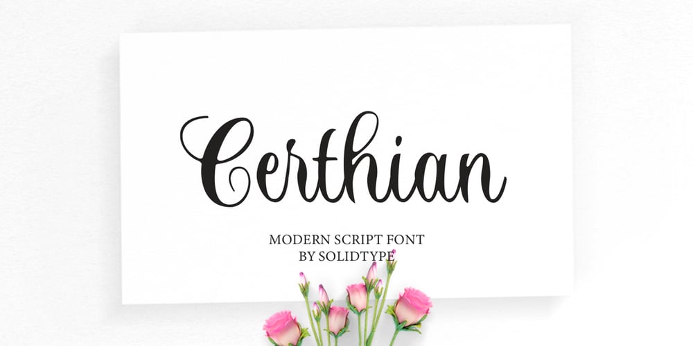 Certhian Script font